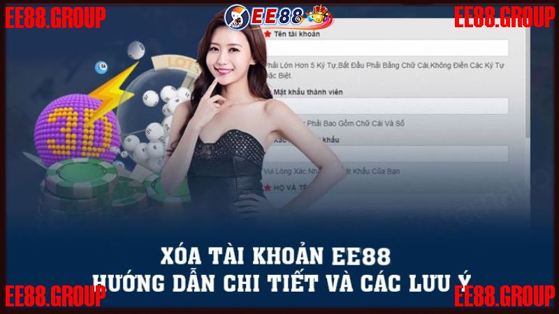 Những lưu ý quan trọng khi xóa tài khoản EE88